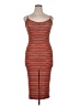 No Boundaries Stripes Orange Casual Dress Size L - photo 1