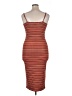 No Boundaries Stripes Orange Casual Dress Size L - photo 2
