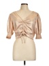 Miss Selfridge 100% Polyester Tan 3/4 Sleeve Blouse Size 12 - photo 1