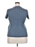 Evolution by Cyrus Blue Short Sleeve Top Size 2X - photo 2