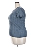 Evolution by Cyrus Blue Short Sleeve Top Size 2X - photo 5