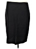 St. John Solid Black Wool Skirt Size 16 - photo 2