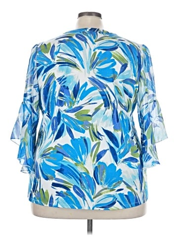 Perseption Concept 3/4 Sleeve Blouse (view 2)