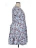 No Boundaries Floral Blue Casual Dress Size L - photo 4