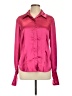 I.N. Studio 100% Polyester Pink Long Sleeve Blouse Size L - photo 1