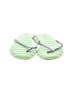 Old Navy Stripes Green Flip Flops Size 10 - photo 2