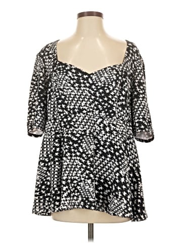 Kiyonna 3/4 Sleeve Blouse (view 1)