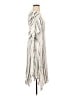 Lulus 100% Rayon Stripes Silver Casual Dress Size S - photo 4