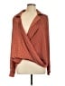 Endless Rose 100% Polyester Orange Long Sleeve Blouse Size L - photo 1