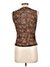 Fashion Bug 100% Polyester Brown Sleeveless Top Size L - photo 2
