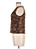 Fashion Bug 100% Polyester Brown Sleeveless Top Size L - photo 5