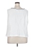 Perceptions 100% Polyester White Sleeveless Blouse Size 24w - photo 2