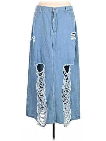 Thrill Denim Skirt (view 1)