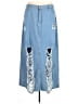 Thrill 100% Cotton Blue Denim Skirt Size 3X - photo 1