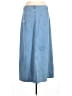 Thrill 100% Cotton Blue Denim Skirt Size 3X - photo 2