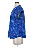 Apt. 9 100% Polyester Blue Short Sleeve Blouse Size S - photo 5