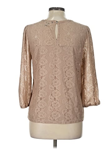 Cable & Gauge 3/4 Sleeve Blouse (view 2)