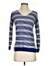 Vineyard Vines 100% Linen Stripes Blue Pullover Sweater Size XXS - photo 1