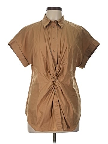 Lauren by Ralph Lauren Short Sleeve Blouse (view 1)