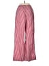 Just Polly Checkered-gingham Red Casual Pants Size M - photo 2