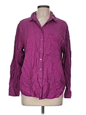 CALVIN KLEIN JEANS Long Sleeve Button-Down Shirt (view 1)
