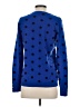 Talbots 100% Cashmere Polka Dots Blue Cashmere Pullover Sweater Size S - photo 2