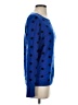 Talbots 100% Cashmere Polka Dots Blue Cashmere Pullover Sweater Size S - photo 4
