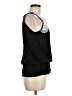August Silk Black Sleeveless Blouse Size M - photo 4