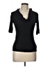 Decree Black 3/4 Sleeve Top Size L - photo 1