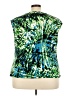 Kasper Green Sleeveless Blouse Size 3X - photo 2