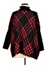 Joseph A. Plaid Black Poncho Size L - photo 1