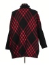 Joseph A. Plaid Black Poncho Size L - photo 2