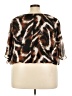 Alyx 100% Polyester Brown 3/4 Sleeve Blouse Size 3X - photo 2