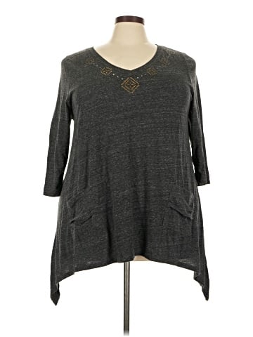 French Laundry 3/4 Sleeve Top (view 1)