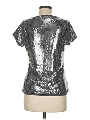 August Silk Short Sleeve Top (view 2)