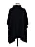 Ann Taylor LOFT 100% Acrylic Black Poncho Size Med - Lg - photo 1