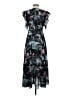 Hunter Bell 100% Polyester Tropical Black Casual Dress Size 0 - photo 2