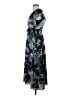 Hunter Bell 100% Polyester Tropical Black Casual Dress Size 0 - photo 5