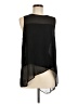 H&M 100% Polyester Black Sleeveless T-Shirt Size 8 - photo 1