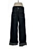 Zara Chevron-herringbone Blue Jeans Size 10 - photo 2