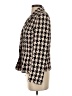 Kasper 100% Silk Houndstooth Ivory Silk Blazer Size 4 - photo 5