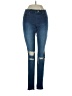 Hue Solid Blue Jeans Size S - photo 1