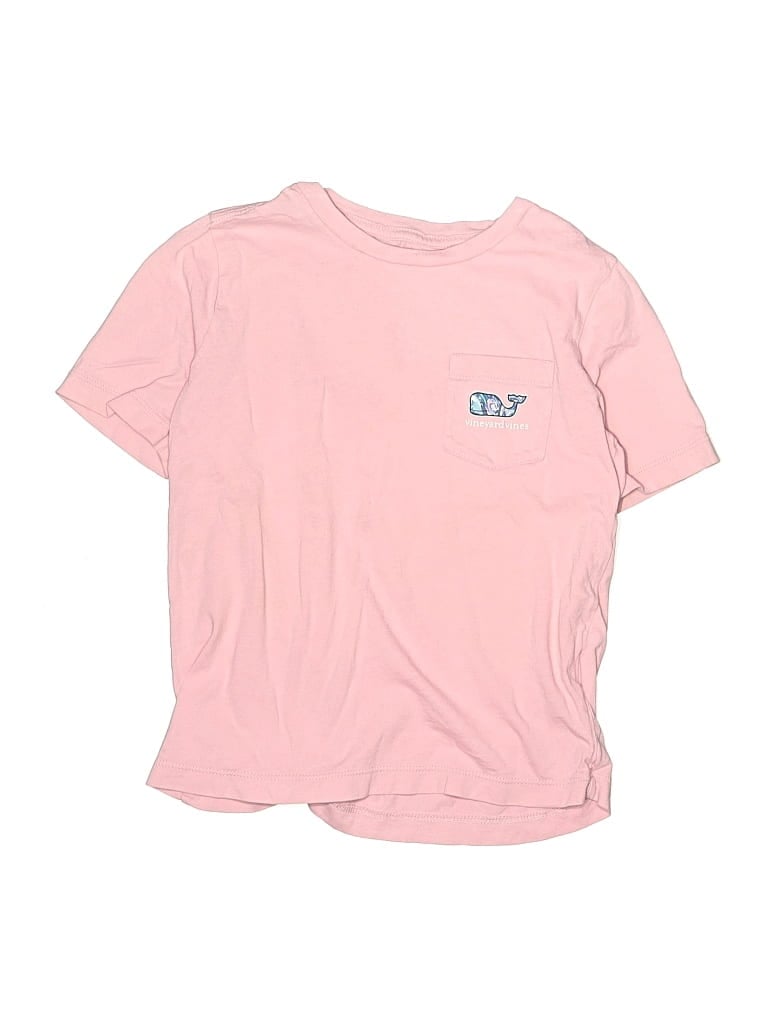 Pre-owned Vineyard Vines Kids' Short Sleeve T-shirt In Pink
