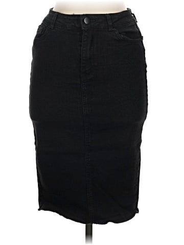 La Bijou Denim Skirt (view 1)