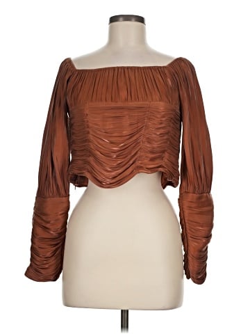 Line & Dot 3/4 Sleeve Blouse (view 1)