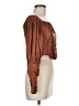 Line & Dot 100% Polyester Brown 3/4 Sleeve Blouse Size M - photo 4