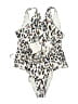 Unbranded Animal Print Ivory Two Piece Swimsuit Size 1X - photo 1