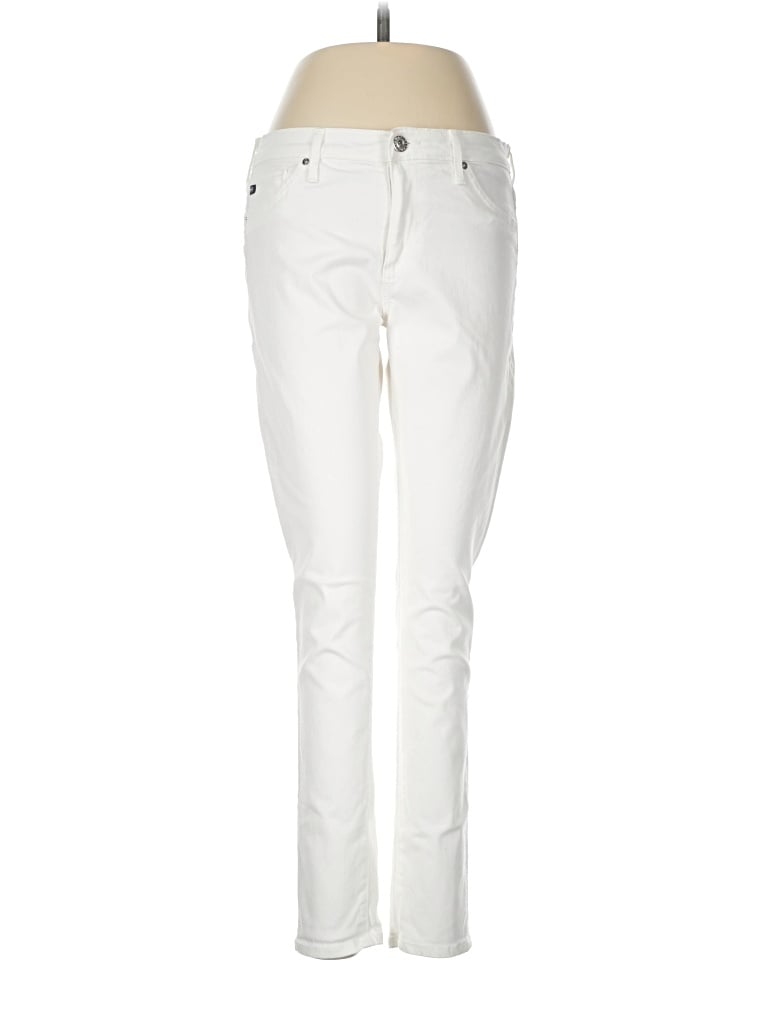 Pre-owned Adriano Goldschmied Jeans In Ivory