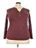 Automet Burgundy Long Sleeve Henley Size 4X - photo 1
