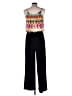 Lennie For Nina Leonard Color Block Black Jumpsuit Size M - photo 2
